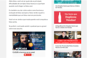 Vai usar vídeos no seu texto? Considere usar uma CTA logo abaixo, convidando a pessoa a seguir o canal do Youtube