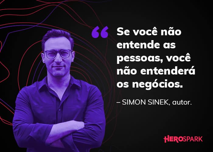 frase de marketing digital Simon Sinek