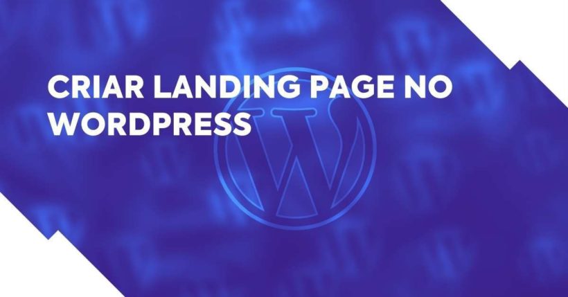 criar landing page no wordpress
