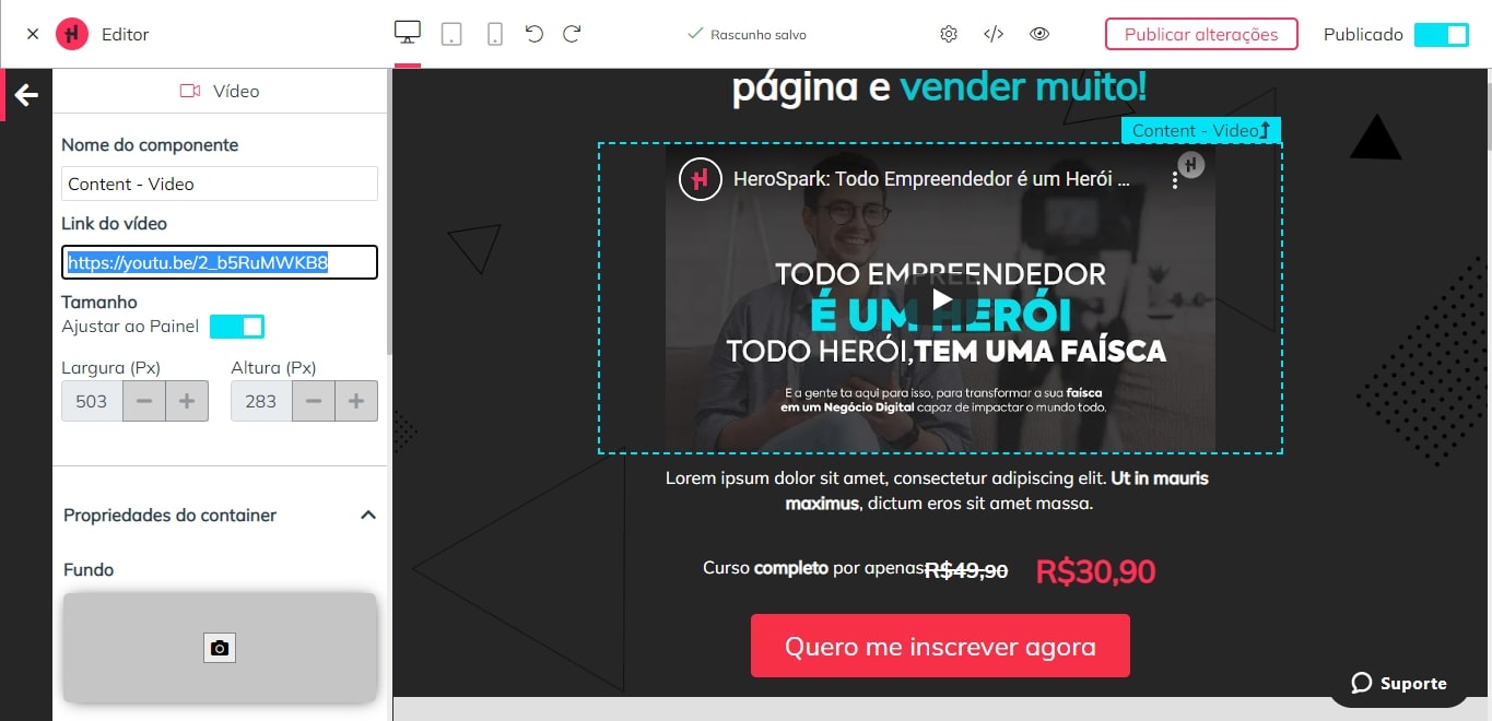 Página de vendas grátis: 4 formas de criar [+ passo a passo em vídeo]
