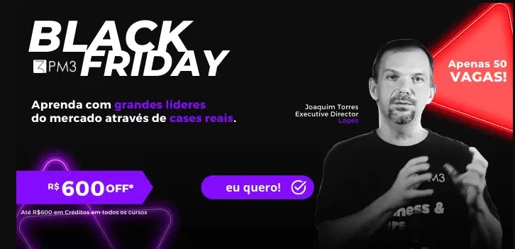 Black Friday - Campanha PM3