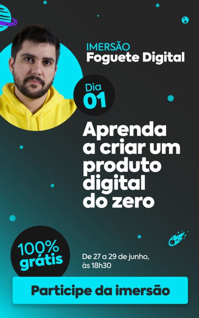 Imagem de oferta da Imersão Foguete Digital.