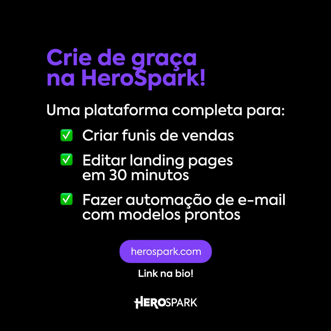 Print de tela perfil HeroSpark