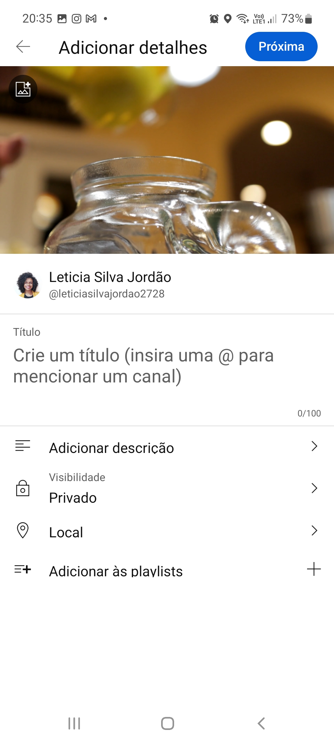 Como postar video no twitter
