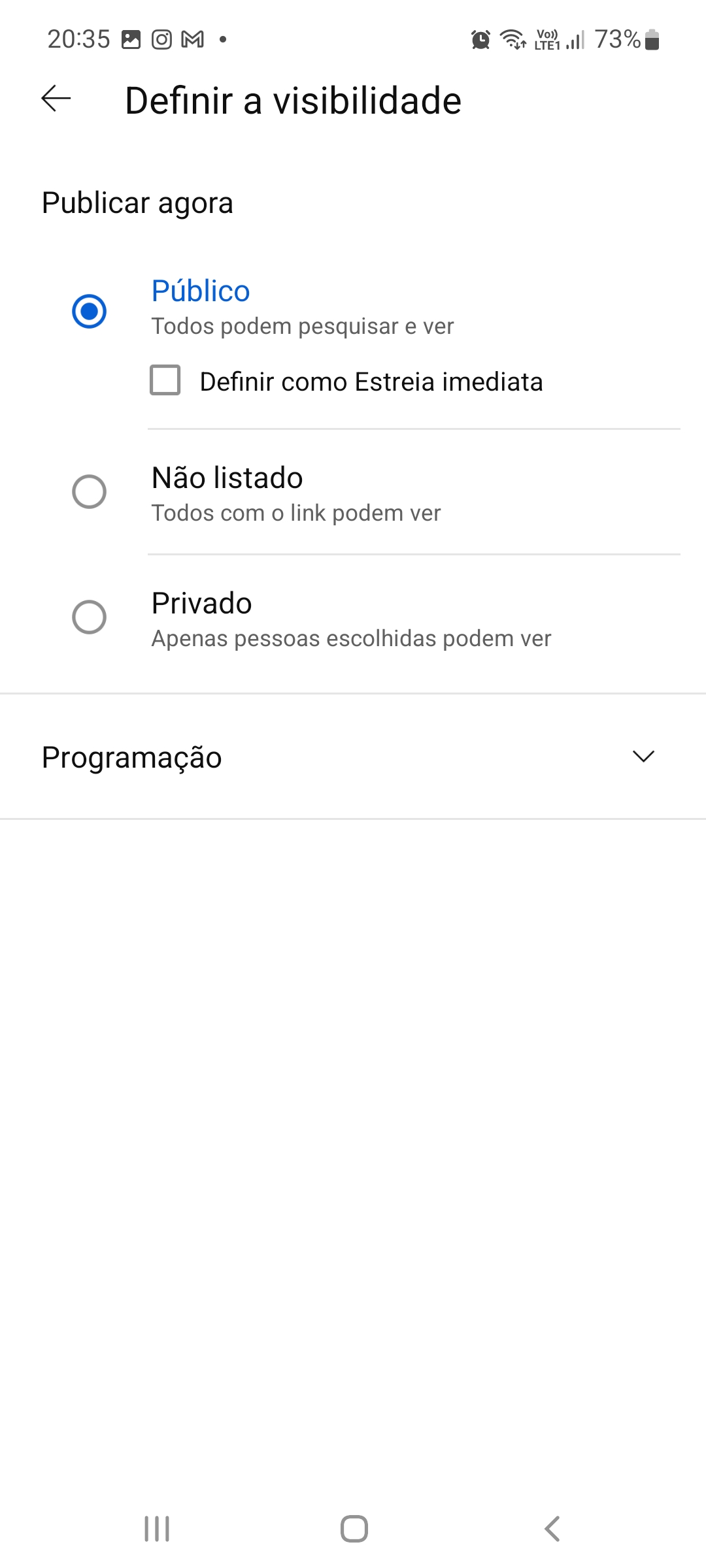 Privado vs. Não Listado: O Que Significa Não Listado no ?