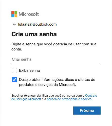 Como criar email