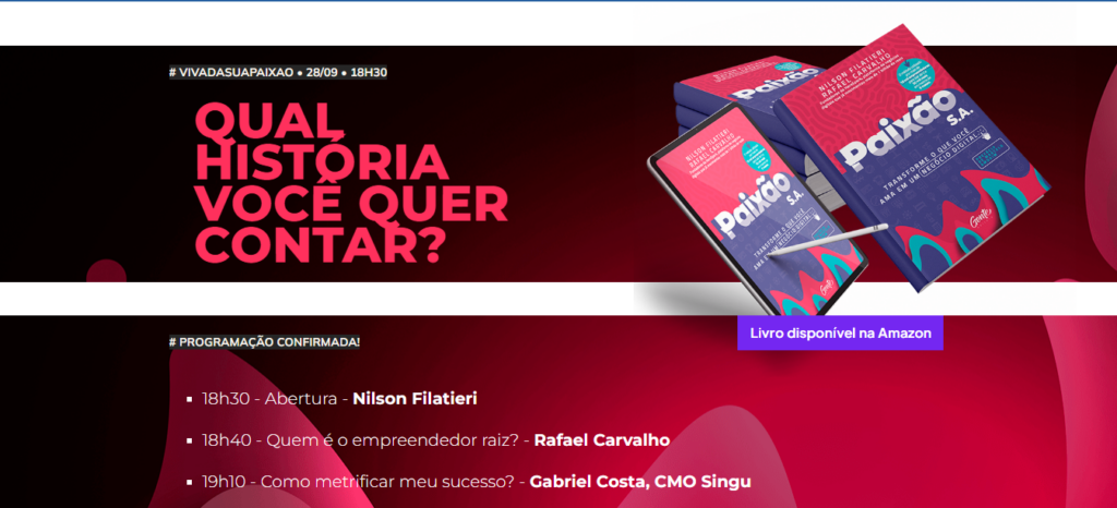 Exemplos de Imagens para landing page