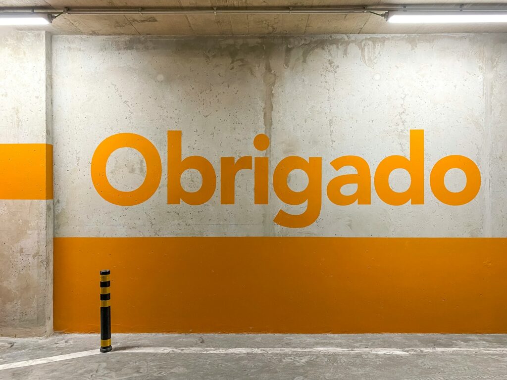 obrigado pela preferência