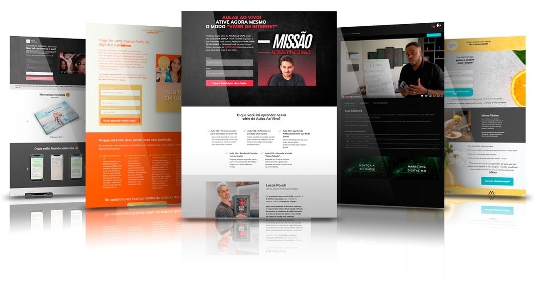 Exemplos de Landing Pages
