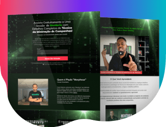 Páginas de web com webinário.