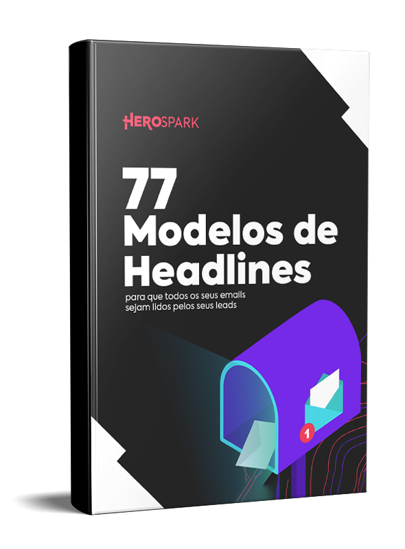 Ebook com a capa 77 Modelos de Headline